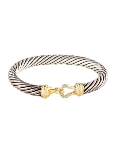 david yurman inspired buckle bracelet